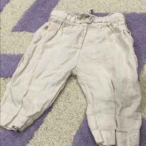 Zara relaxed fit Linen pants